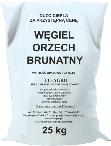 Węgiel ORZECH BRUNATNY